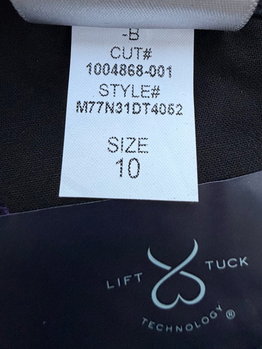 NYDJ Dayla Black Wide Cuff Capri High Rise Stretch Jeans ~ Women’s 10 - Picture 10 of 12